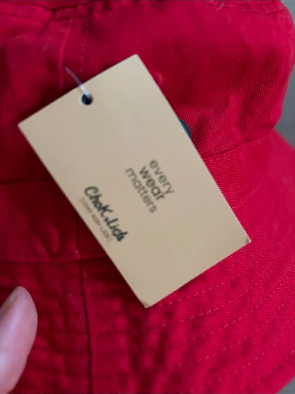 ChokoLids Phillies, Red Bucket Hat New With Tags UNUSEX